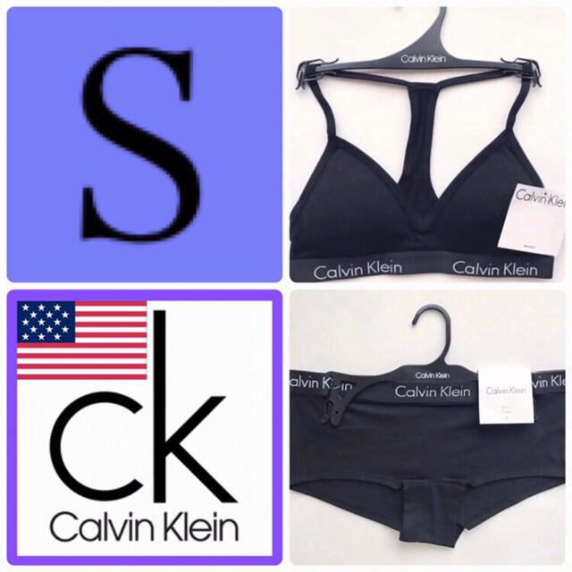 Calvin Klein - レア 新品 CK USA 下着 カルバンクライン ブラショーツセット S 黒の通販 by rain@土日発送休み