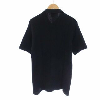 HUF - HUF 22SS WAFFLE POLO BLACK ワッフルポロシャツ Mの