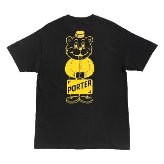 ポーター(PORTER)の新宿店限定 MIN-NANO × PORTER BEAR Tシャツ L(Tシャツ/カットソー(半袖/袖なし))