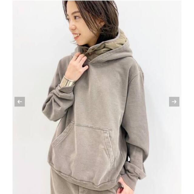 DEUXIEME CLASSE(ドゥーズィエムクラス)の美品☆【REMI RELIEF】 DOWN FOODY PARKA BROWN レディースのトップス(パーカー)の商品写真