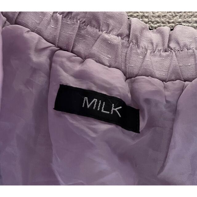 MILK スカート ハロウィン柄 ラベンダー色 6