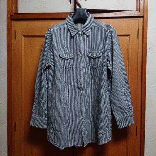 ニッセン(ニッセン)の【美品】【古着】STYLE BASIC ストライプシャツ ニッセン Lサイズ(シャツ/ブラウス(長袖/七分))