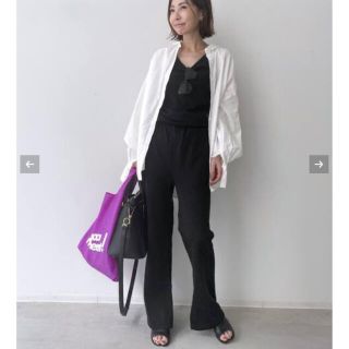 アパルトモンドゥーズィエムクラス(L'Appartement DEUXIEME CLASSE)の新品☆【REMI RELIEF】Filament Rayon Pants/36(カジュアルパンツ)