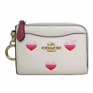 コーチ(COACH)の【新品】コーチ カードケース キーホルダー CA794 IMCAH(名刺入れ/定期入れ)