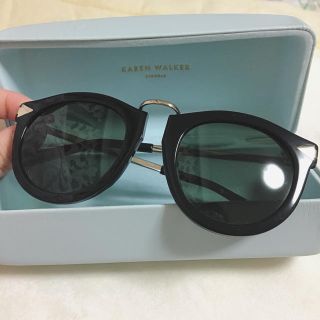 グレースコンチネンタル(GRACE CONTINENTAL)のKAREN WALKER サングラス 美品 一回使用のみ グレース(サングラス/メガネ)