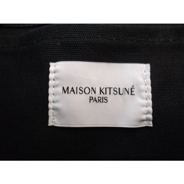 MAISON KITSUNE'(メゾンキツネ)の新品未使用 maison kitsune メゾンキツネ トートバッグ ブラック レディースのバッグ(トートバッグ)の商品写真