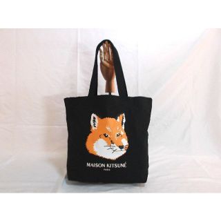 メゾンキツネ(MAISON KITSUNE')の新品未使用 maison kitsune メゾンキツネ トートバッグ ブラック(トートバッグ)