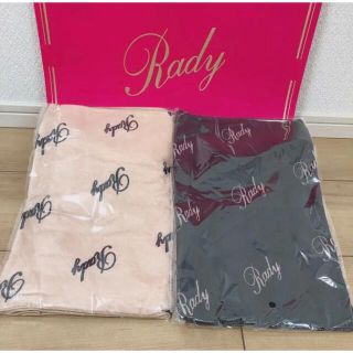 レディー(Rady)の新品♡Radyロゴフェイスタオル2枚セット(タオル/バス用品)