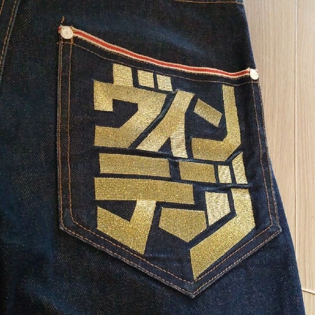 PUNK DRUNKERS(パンクドランカーズ)のPUNK DRUNKERS ヴィンテージ 刺繍 デニム ジーンズ サイズ：M メンズのパンツ(デニム/ジーンズ)の商品写真