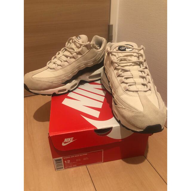 W NIKE AIR MAX 95 PREMIUM ライトクリーム