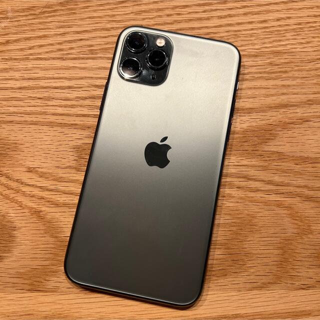 スマートフォン/携帯電話iPhone11Pro ミッドナイトグリーン 256GB SIMフリー