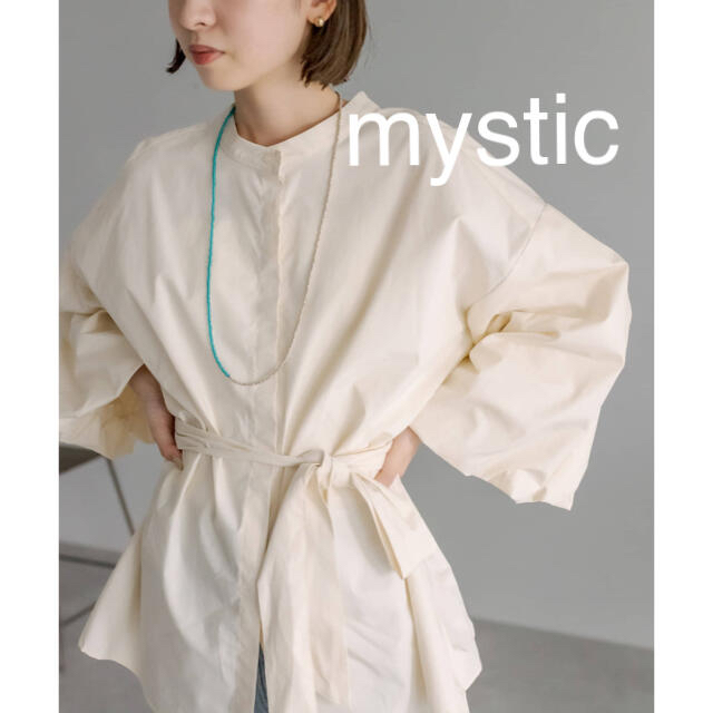 mystic(ミスティック)の【mystic】バックシャンバルーンシャツ レディースのトップス(シャツ/ブラウス(長袖/七分))の商品写真