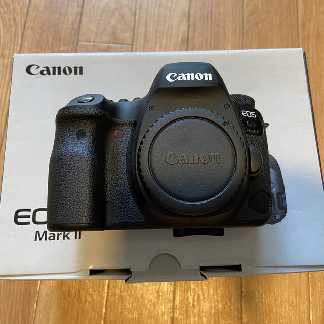 Canon(キヤノン)の◻︎超美品◻︎CANON デジタル一眼レフ EOS 6D MarkII 本体 スマホ/家電/カメラのカメラ(デジタル一眼)の商品写真