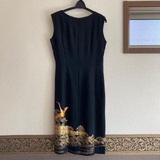 #1271　黒留袖　リメイク　ボレロ付き　ワンピース　ドレス　S～Ｍサイズ相当