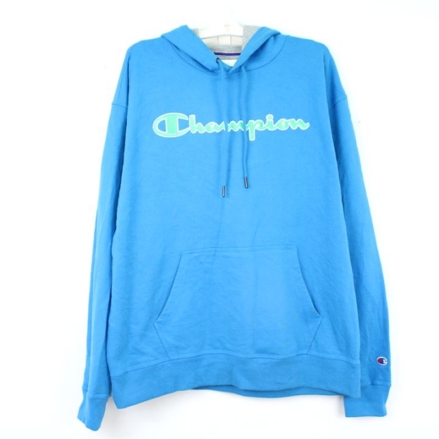 Champion - チャンピオン 長袖パーカー カレッジトレーナー ロゴ 刺繍