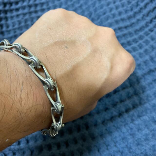 CHROME HEARTS クロムハーツ WINDOW CHAIN ウインドウ チェーン シルバーブレスレット バングル シルバー