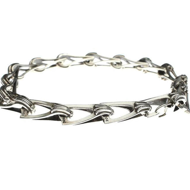 CHROME HEARTS クロムハーツ WINDOW CHAIN ウインドウ チェーン シルバーブレスレット バングル シルバー