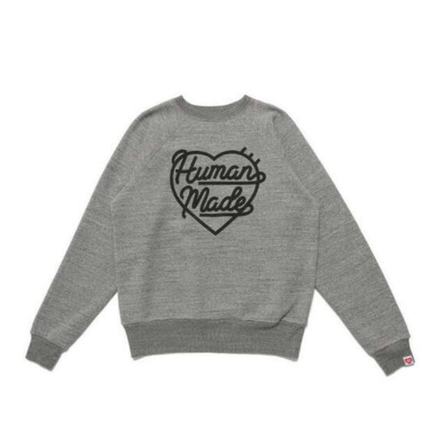 新品 HUMAN MADE RAGLAN CREWNECK XLスウェット