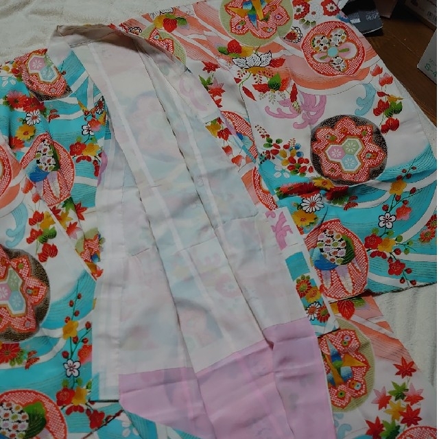 女児着物　七五三　正月　祝事 キッズ/ベビー/マタニティのキッズ服女の子用(90cm~)(和服/着物)の商品写真