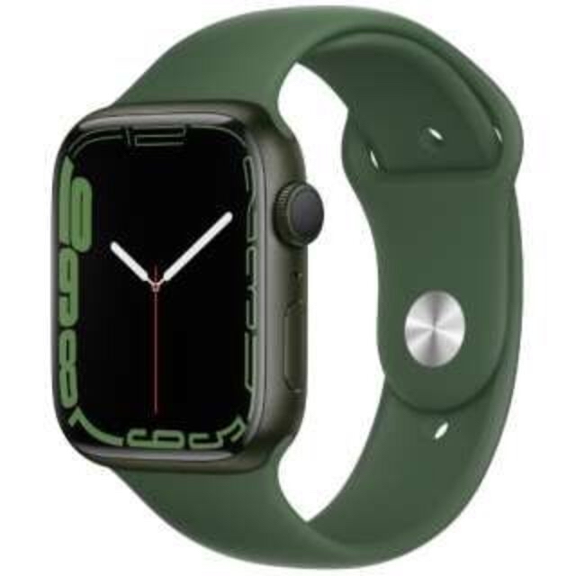 Apple Watch 7 45mm GPS グリーンアルミニウム スポーツ