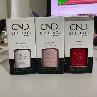 シーエヌディー(CND)のCND シェラック　カラーコート　2本(カラージェル)