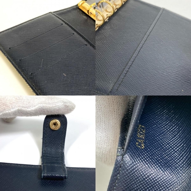 ルイヴィトン LOUIS VUITTON アジェンダPM R20910 モノグラムミニ システム手帳 カードポケット付き 手帳カバー  モノグラムミニキャンバス ブルー ネイビー系