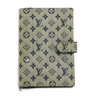 ヴィトン(LOUIS VUITTON) 手帳(メンズ)（ブルー・ネイビー/青色系）の