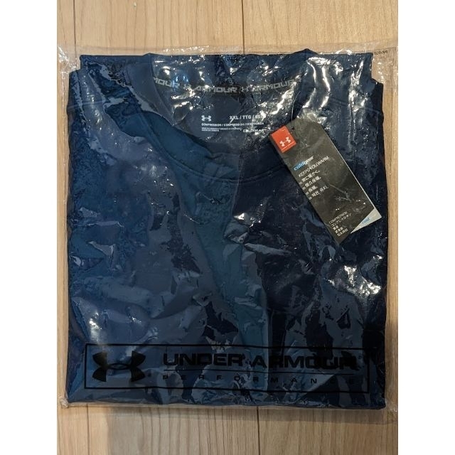 UNDER ARMOUR(アンダーアーマー)のアンダーアーマー 長袖 シャツ 3L XXL 新品 紺 ネイビー インナー メンズのトップス(Tシャツ/カットソー(七分/長袖))の商品写真