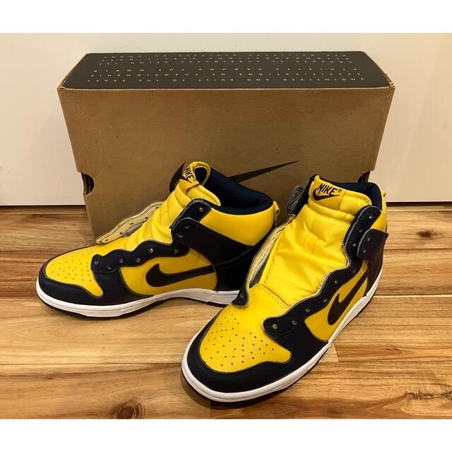 NIKE DUNK HIGH LE MICHIGAN 26.5cm us8.5 - スニーカー