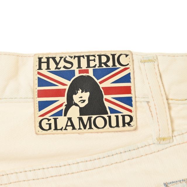 HYSTERIC GLAMOUR(ヒステリックグラマー)のHYSTERIC GLAMOUR ワッペン付き デニム レディースのパンツ(デニム/ジーンズ)の商品写真