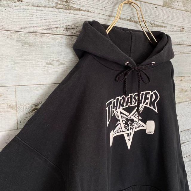 THRASHER(スラッシャー)のTHRASHER メンズ　プルオーバーパーカー　スケボー　 L a3p メンズのトップス(パーカー)の商品写真