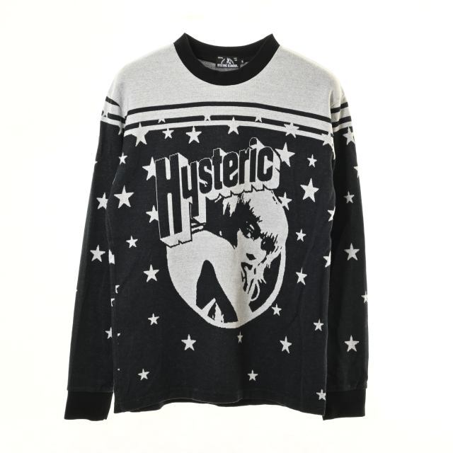 HYSTERIC GLAMOUR(ヒステリックグラマー)のHYSTERIC GLAMOUR コットンニット レディースのトップス(ニット/セーター)の商品写真