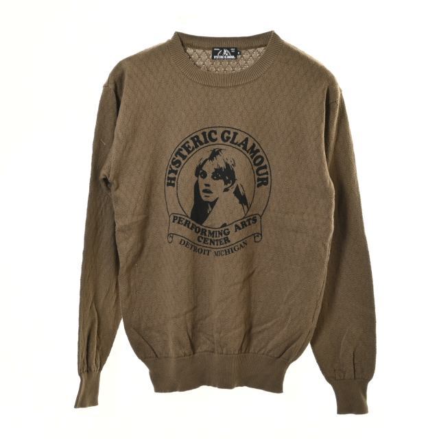 HYSTERIC GLAMOUR(ヒステリックグラマー)のHYSTERIC GLAMOUR コットンニット レディースのトップス(ニット/セーター)の商品写真