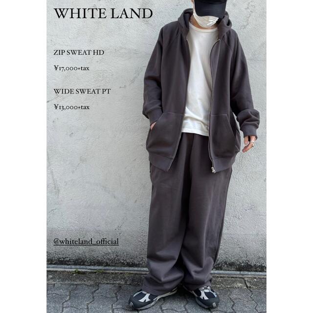 LHP   WHITELAND ホワイトランド オーバーサイズジップアップパーカー