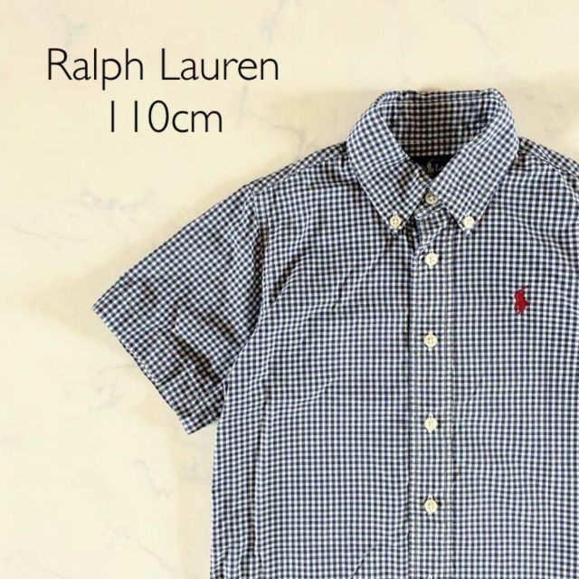 美品】110cm Ralph Lauren ラルフローレン チェック柄シャツ www.jaiba