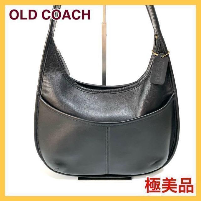 美品 コーチ COACH ブラック ショルダーバッグ