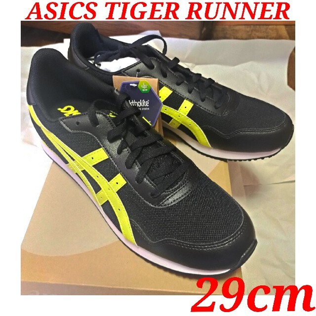 asics(アシックス)のアシックス ASICS TIGER RUNNER ブラック 29cm メンズの靴/シューズ(スニーカー)の商品写真