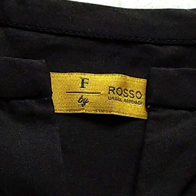 URBAN RESEARCH ROSSO(アーバンリサーチロッソ)の美品♪エフバイロッソ F by ROSSO / 長袖ブラウス 黒 シャツブラウス レディースのトップス(シャツ/ブラウス(長袖/七分))の商品写真