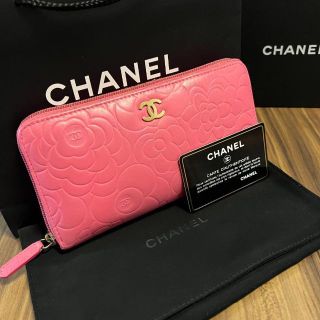 いいスタイル ☆正規品 極美品☆CHANEL シャネル 財布 カメリア ピンク
