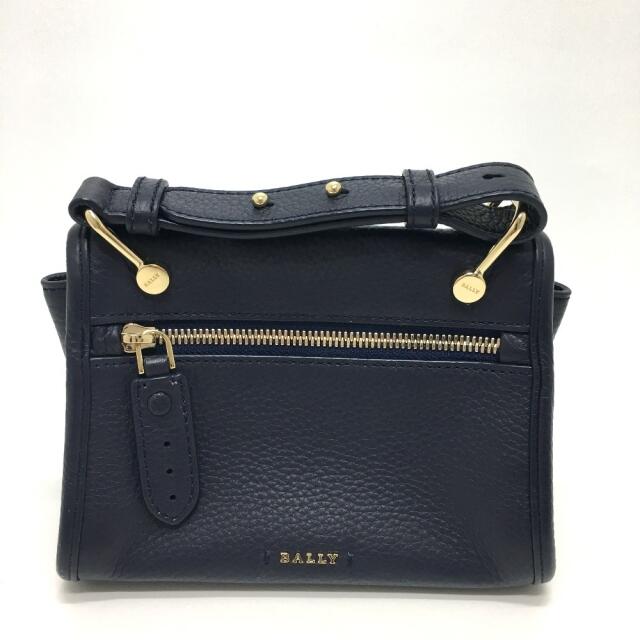 Bally - バリー BALLY ロゴ 2WAY ショルダーバッグ レザー Bally - バリー BALLY ロゴ 2WAY ショルダーバッグ レザー