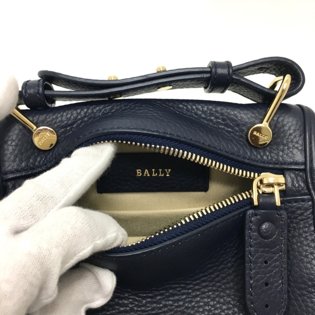 Bally - バリー BALLY ロゴ 2WAY ショルダーバッグ レザー Bally - バリー BALLY ロゴ 2WAY ショルダーバッグ レザー