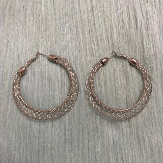 ロキエ(Lochie)のメッシュデザイン　フープピアス(ピアス)