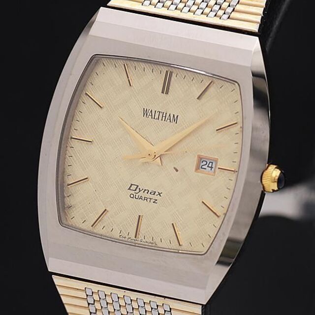 Waltham - W196 正規品【ウォルサム】QZ ダイナックス デイト メンズ腕時計