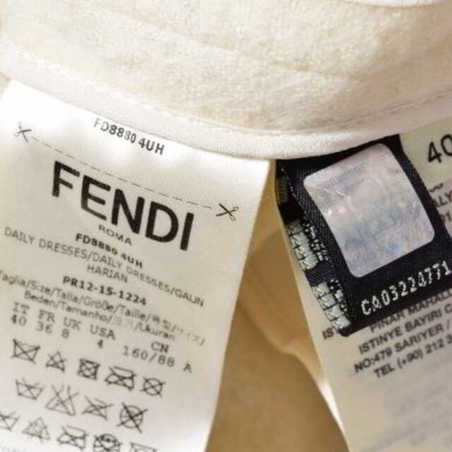 フェンディ Fendi 本革ワンピース