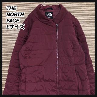 ザノースフェイス(THE NORTH FACE)の【ノースフェイス】アウター　コート　中綿　ワインレッド　ワンポイントロゴ　□４(ダウンジャケット)