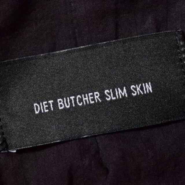 DIET BUTCHER SLIM SKIN(ダイエットブッチャースリムスキン)のDIET BUTCHER SLIM SKIN シングル ラムレザージャケット メンズのジャケット/アウター(レザージャケット)の商品写真