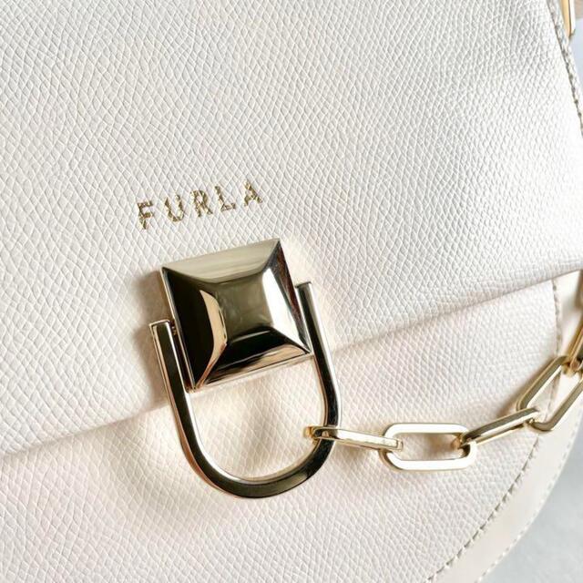 Furla - 極美品 フルラ MISS MIMI ショルダーバッグ ミスミミ 本革 白 
