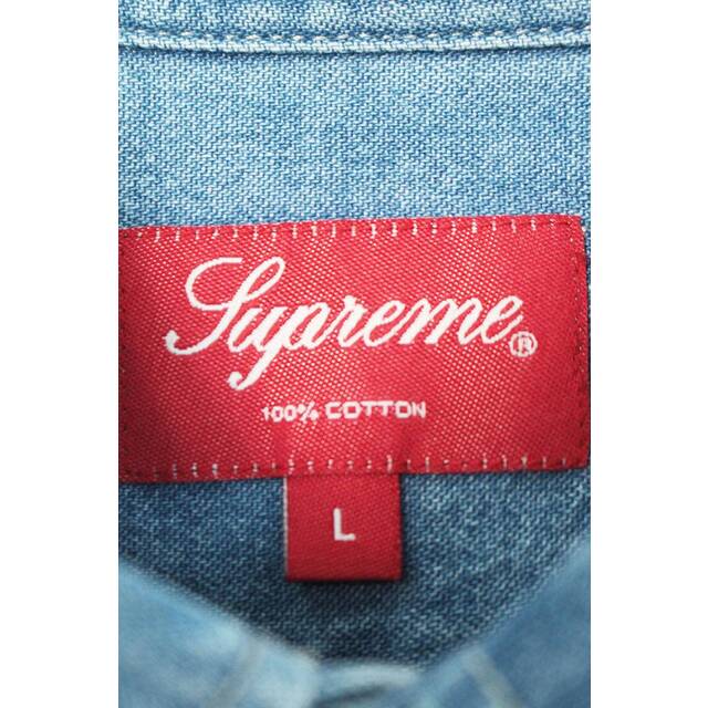SUPREME 21AW Applique Denim Shirt