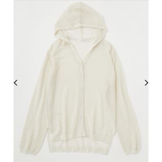 マウジー(moussy)のMOUSSY SHEER HOODIE カーディガン(シャツ/ブラウス(長袖/七分))