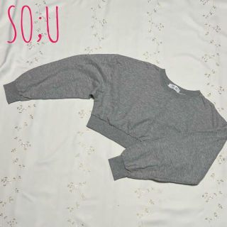 ディーホリック(dholic)の【美品】SO;U ショート丈POスウェット(トレーナー/スウェット)